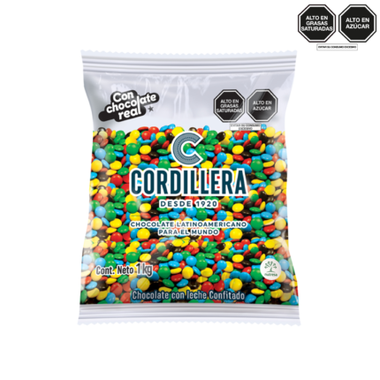 GRAGEAS DE CHOCOLATE (LENTEJAS) 1KG